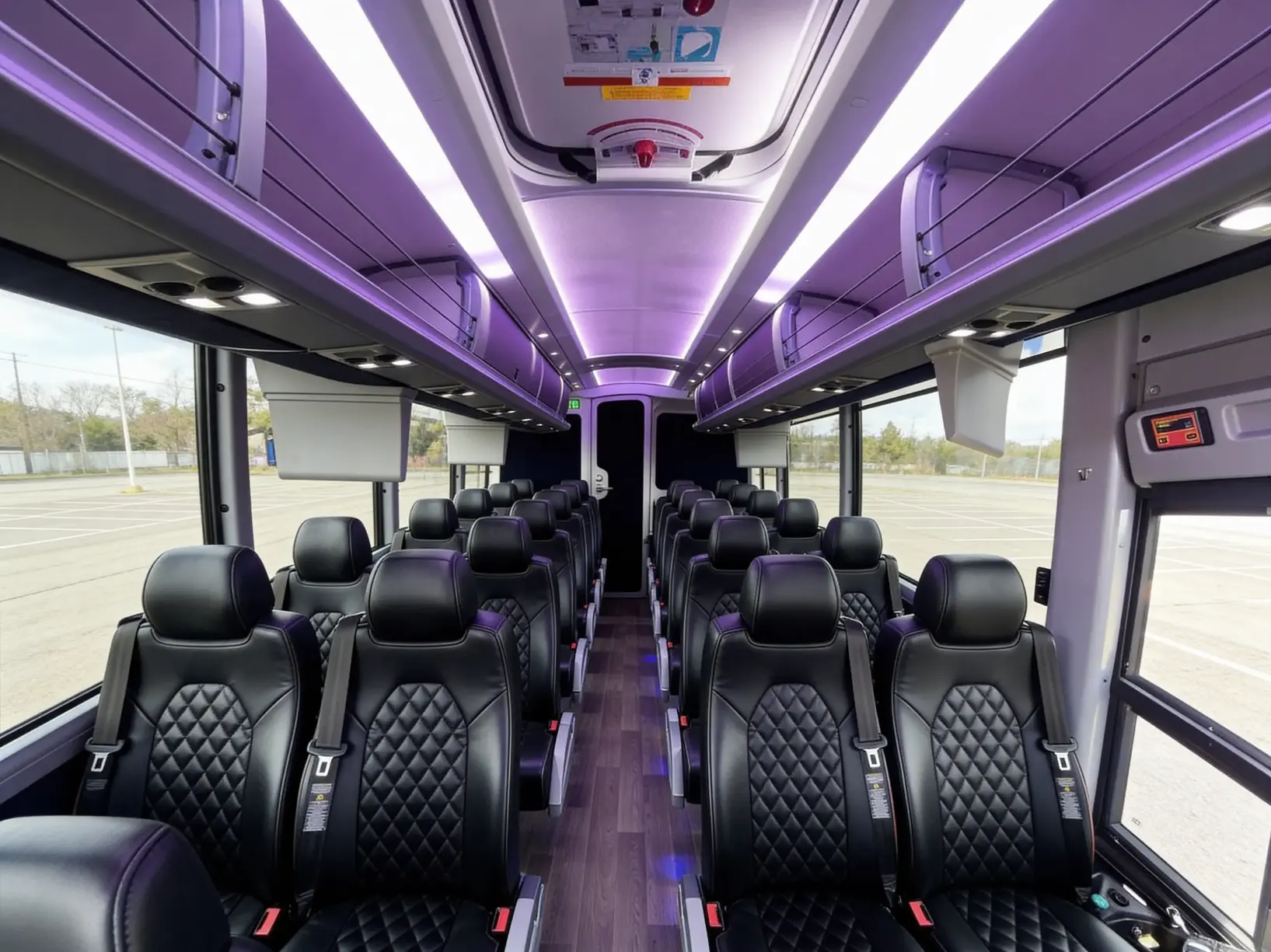 charter bus interior